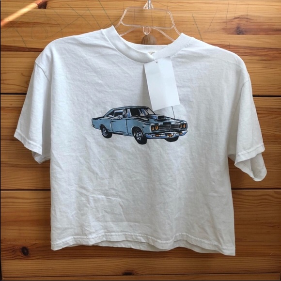 Brandy Melville Tops - Brandy Melville Motor Show Car Shirt